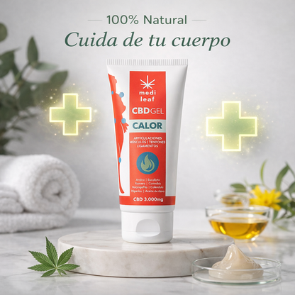 Crema CBD para el Dolor Muscular y Articular - Efecto Calor