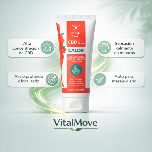 Crema CBD para el Dolor Muscular y Articular - Efecto Calor
